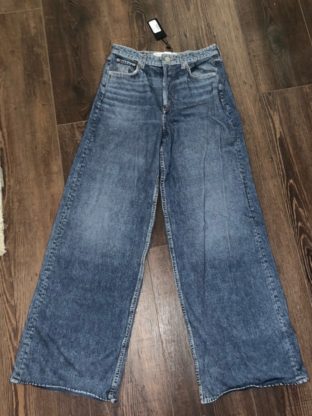 rag & bone Light Blue Washed Denim sweatpant Jeans